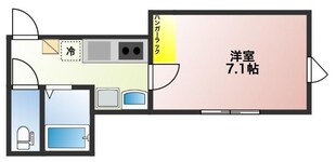 ブルーメ連坊の物件間取画像